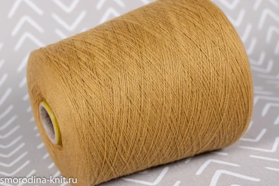 Кашемир, art. CASHMERE, Италия, Loro Piana, Состав: 100% кашемир, Метраж: 2/27 1350м/100гр., Цвет: 7372R золотая роща (приглушённая светлая охра)