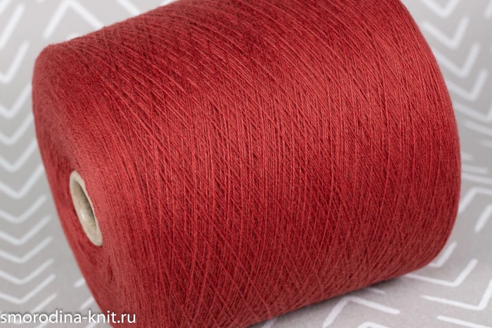 Кашемир, art. CASHMERE, Италия, Loro Piana, Состав: 100% кашемир, Метраж: 2/27 1350м/100гр., Цвет: R06F клубничный сок (приглушённый розово-красный)