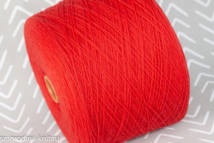 Меринос, art. KENT, Италия, Zegna Baruffa, Состав: 100% меринос, Метраж: 2/18 900м/100гр., Цвет: 784595 томат (красный) 