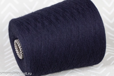 Кашемир, art. CASHMERE, Италия, Cariaggi, Состав: 100% кашемир, Метраж: 2/28 1400м/100гр., Цвет: 20102 река Юкон (тёмно-синий)