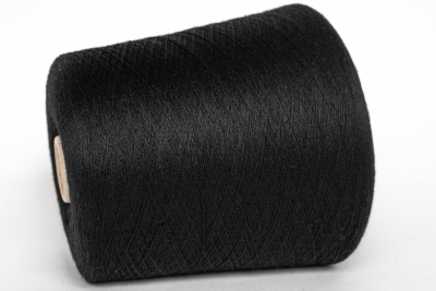 Меринос, art. VICTORIA, Германия, Biella Yarn, Состав: 100% меринос, Метраж: 2/30 1500м/100гр., Цвет: 9E1049 пантера (чёрный)