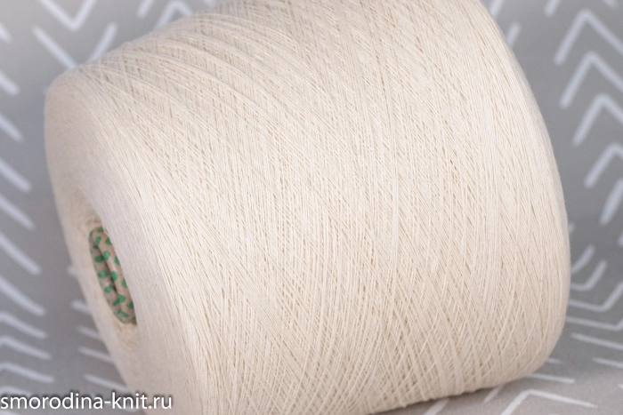 Меринос с кашемиром art. CASHMERE 30, Италия, Filati Biagioli Modesto (сток BOTTEGA VENETA), Состав: 70% меринос, 30% кашемир, Метраж: 1/15 1500м/100гр., Цвет: 100002 молочный опал 