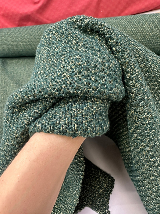 Ткань интерьерная Производитель: Италия, MISSONI HOME Артикул: VELIDHOO Состав: 65% хлопок, 35% полиэстер  Цвет: 34 verdone  Ширина: 145см.
