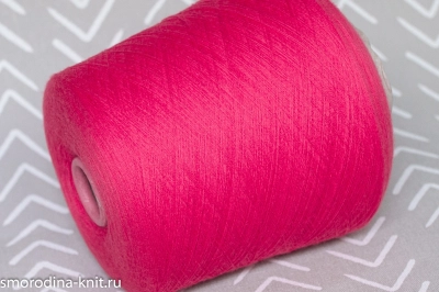 Меринос, art. CASHWOOL, Италия, Zegna Baruffa, Состав: 100% меринос, Метраж: 2/48 2400м/100гр., Цвет: 168838 яркий розовый 