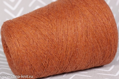 Кашемир, art. COARSEHAIR, Италия, Loro Piana, Состав: 100% кашемир, Метраж: 2/11 550м/100гр., Цвет: 53902 arancio mel свежая тыковка (оранжевый,красный)