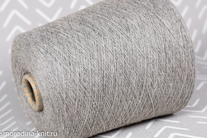 Кашемир, art. CASHMERE 100, Италия, Cariaggi, Состав: 100% кашемир, Метраж: 2/28 1400м/100гр., Цвет: 21028 горная тропа (серый)