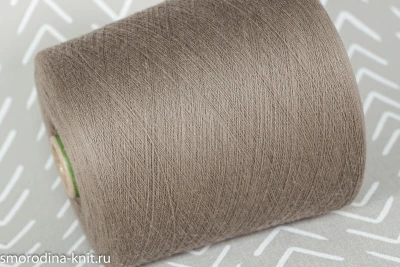 Кашемир, art. TOP CASHMERE, Италия, Loro Piana, Состав: 100% кашемир, Метраж: 2/48 2400м/100гр., Цвет: D292 ореховый капучино (пыльный серо-коричневый)