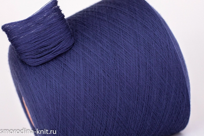 Меринос, art. MILLENNIUM, Италия, Zegna Baruffa, Состав: 100% гребенной меринос ультрафайн (17,5мкр), Метраж: 2/60 3000м/100гр., Цвет: 157412 морская гавань (синий) 