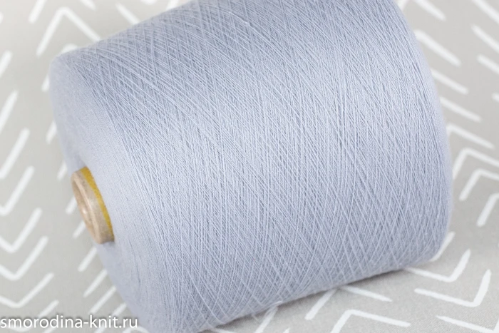 Кашемир, art. TOP CASHMERE, Италия, Loro Piana, Состав: 100% кашемир, Метраж: 2/48 2400м/100гр., Цвет: 60EY стеклянная капля (светло-голубой)