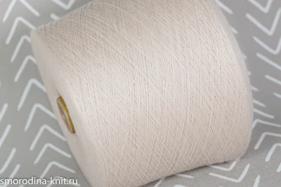 Кашемир, art. TOP CASHMERE, Италия, Loro Piana, Состав: 100% кашемир, Метраж: 2/48 2400м/100гр., Цвет: A173 миндальное молоко (натуральный)