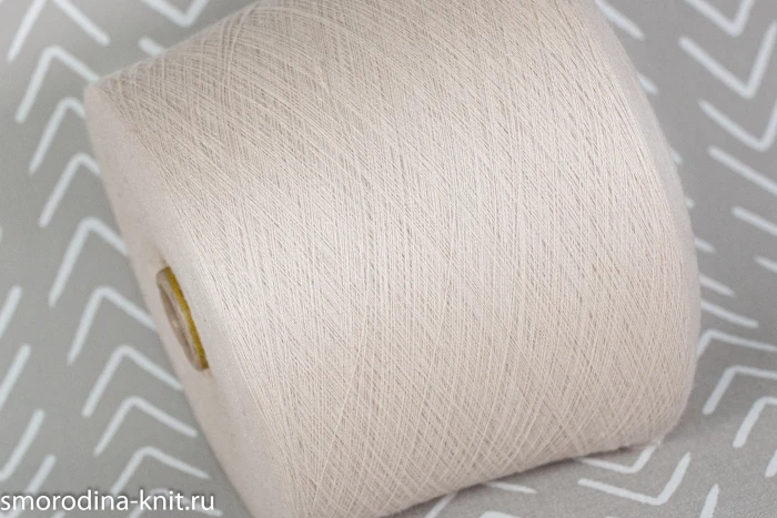 Кашемир, art. TOP CASHMERE, Италия, Loro Piana, Состав: 100% кашемир, Метраж: 2/48 2400м/100гр., Цвет: A173 миндальное молоко (натуральный)