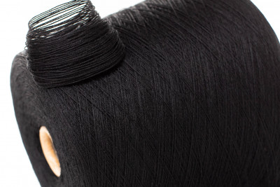 Меринос, art. SPRING, Италия, Zegna Baruffa, Состав: 100% меринос, Метраж: 3/24 800м/100г., Цвет: 159978 чёрный лабрадор