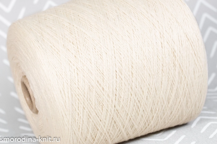 Кашемир, art. COARSEHAIR, Италия, Loro Piana, Состав: 100% кашемир, Метраж: 2/11 550м/100гр., Цвет: 1232 танец лебедей (природный теплый)