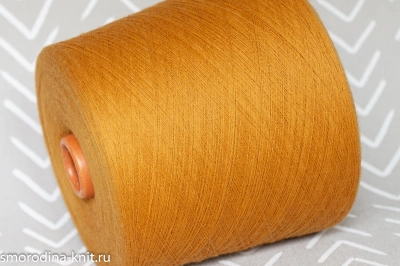 Меринос, art. CASHWOOL, Италия, Zegna Baruffa, Состав: 100% меринос, Метраж: 2/48 2400м/100гр., Цвет: 026960 золотой улей (жёлто-оранжевый)