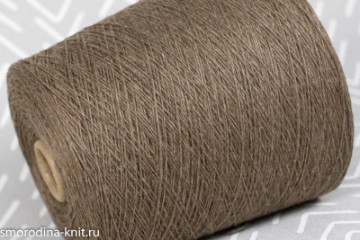 Кашемир, art. COARSEHAIR, Италия, Loro Piana, Состав: 100% кашемир, Метраж: 2/11 550м/100г., Цвет: BARK перо сойки (приглушённый коричневый)