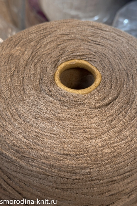 Лён, art. LINEN RIBBON, Италия, Iafil, Состав: 100% лён, Метраж: 110м/100гр., Цвет: LI06 античный храм (серо-бежевый)