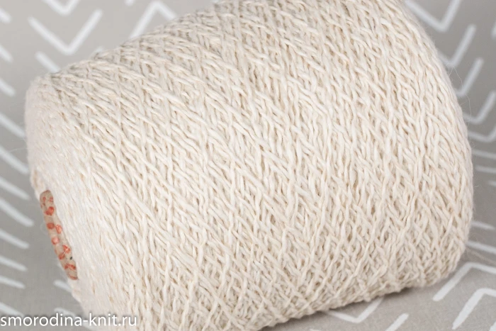 Кашемир с ангорой, art. CASHMERE ANGORA NATURALE, Италия, Biagioli Modesto, Состав: 20% ангора, 80% кашемир, Метраж: 300м/100г., Цвет: 100171 NATURALE (натуральный)