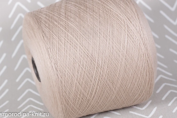 Меринос, art. MILLENNIUM, Италия, Zegna Baruffa, Состав: 100% гребенной меринос ультрафайн 120’s (17,5мкр), Метраж: 2/60 3000м/100г., Цвет: 029236 миндальная паста (очень светлый бежевый)