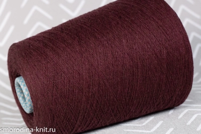 Кашемир, art. CASHMERE, Италия, Cariaggi, Состав: 100% кашемир, Метраж: 2/28 1400м/100гр., Цвет: 21198 Божоле (бордовый меланж)