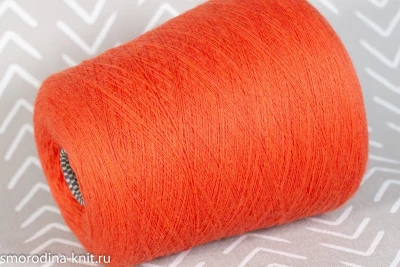 Меринос, art. AMICO SOFT, Италия, Lanerossi, Состав: 100% меринос, Метраж: 2/30 1500м/100гр., Цвет: 76021 апельсиновый сок (оранжевый)