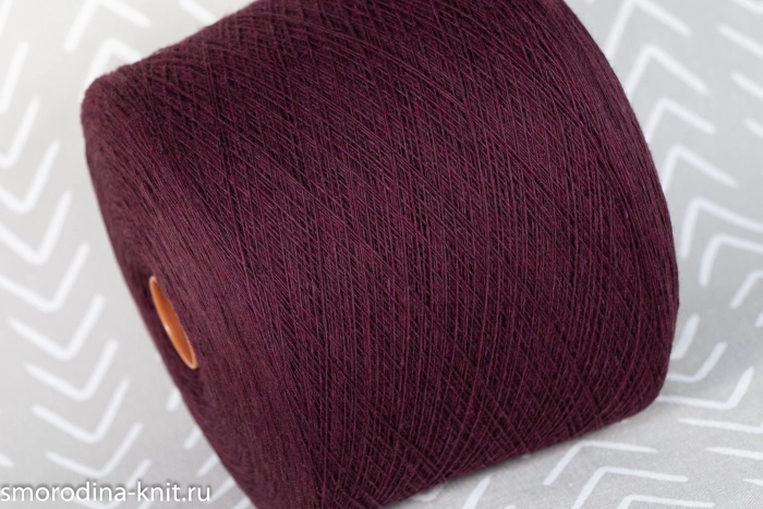 Меринос, art. SUPERGEELONG, Италия, Zegna Baruffa, Состав: 100% кардный меринос, Метраж: 1/15 1500м/100гр., Цвет: 841786 насыщенная черешня (бордовый меланж)
