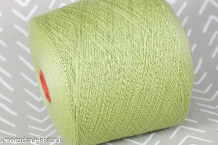 Меринос, art. MILLENNIUM, Италия, Zegna Baruffa, Состав: 100% гребенной меринос ультрафайн 120’s (17,5мкр), Метраж: 2/60 3000м/100г., Цвет: 027387 утренний луг (светло-зелёный)