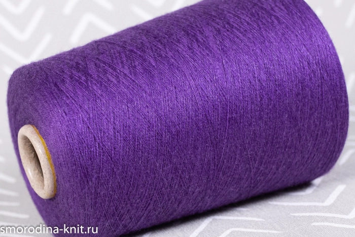 ►Кашемир с шёлком, art. ROYAL, Италия, Loro Piana, Состав: 70% кашемир, 30% шёлк, Метраж: 2/58 2900м/100гр., Цвет: 53 АMETISTA аметист