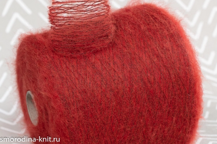 Смесовка, art. MATILDE, Италия, Torcitura di Domaso, Состав: 19% меринос, 50% полиакрил, 29% полиамид, 2% эластан, Метраж: 1/12 1200м/100гр., Цвет: 129 огненный замок (красно-оранжевый, чёрный)