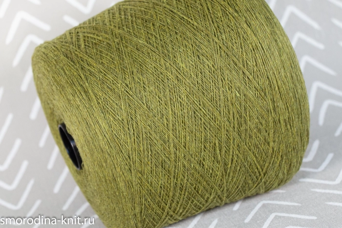 Меринос, art. SUPERGEELONG, Италия, Zegna Baruffa, Состав: 100% кардный меринос, Метраж: 1/15 1500м/100гр., Цвет: 851244 луговые дали (зелёный меланж)
