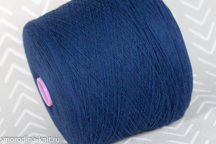 Меринос, art. SUPERGEELONG, Италия, Zegna Baruffa, Состав: 100% кардный меринос, Метраж: 1/15 1500м/100гр., Цвет: 443416 люцилии (синий меланж)