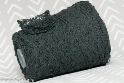 Хлопок, art. 7453 BOUCLE, Италия, Prisma Riserche, Состав: 90% хлопок, 10% полиамид, Метраж: 300м/100гр., Цвет: 33781 аромат хвои (тёмно-зелёный)
