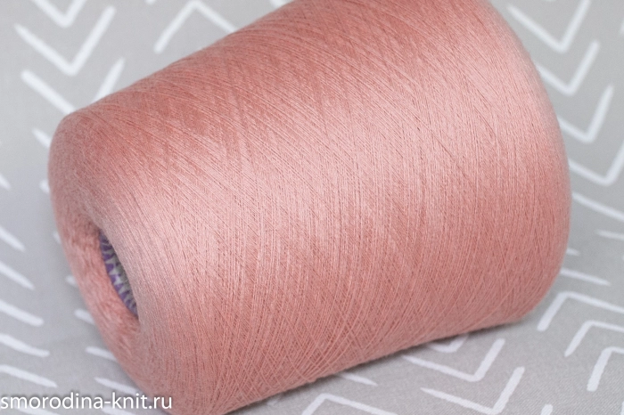 Меринос, art. CASHWOOL, Италия, Zegna Baruffa, Состав: 100% меринос, Метраж: 2/48 2400м/100гр., Цвет: 304 ALBA аромат сакуры (светло-розовый)