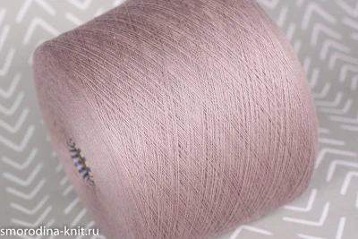 Меринос, art. CASHWOOL, Италия, Zegna Baruffa, Состав: 100% меринос, Метраж: 2/30 1500м/100гр., Цвет: 172818 ежевичный туман (светлый серо-фиолетовый с розовым подтоном)