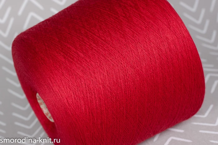 Меринос, art. AMICO SOFT, Италия, Lanerossi, Состав: 100% меринос, Метраж: 2/30 1500м/100гр., Цвет:  W8021 красный тюльпан 