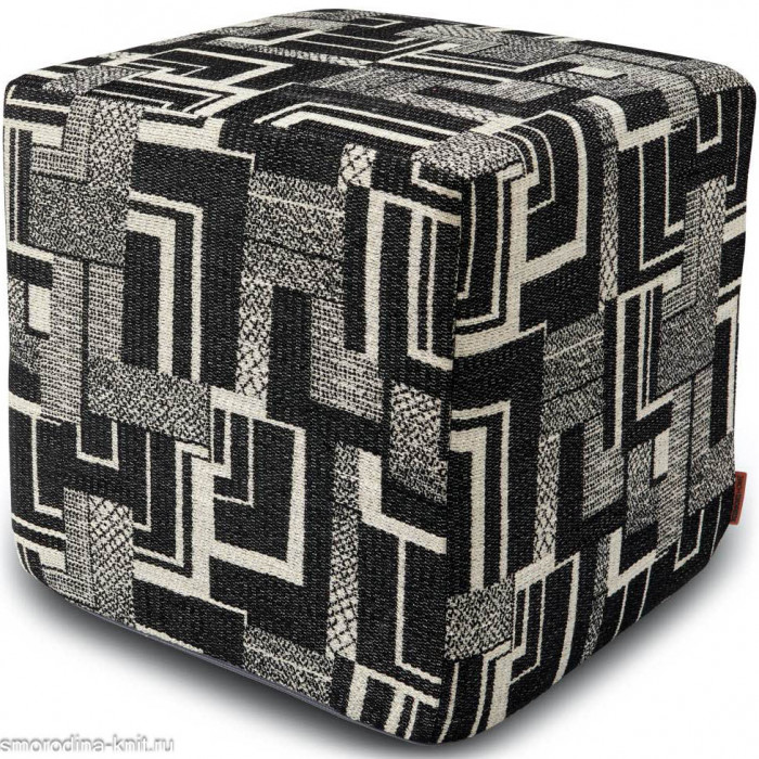 Ткань интерьерная, art. YOUGHAL, Италия, MISSONI HOME, Состав: 100% полиэстер, Ширина рулона: 143см, Цвет: nero/bianco чёрно-белая геометрия