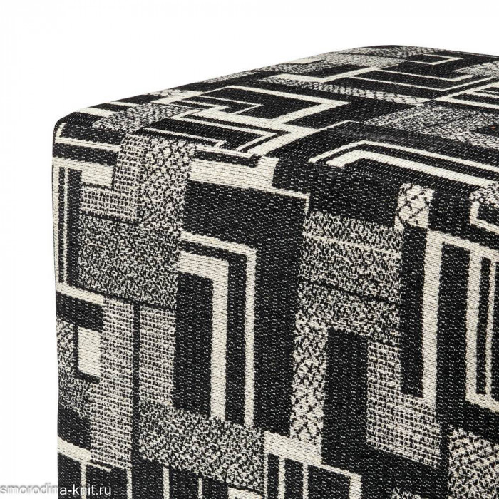 Ткань интерьерная, art. YOUGHAL, Италия, MISSONI HOME, Состав: 100% полиэстер, Ширина рулона: 143см, Цвет: nero/bianco чёрно-белая геометрия