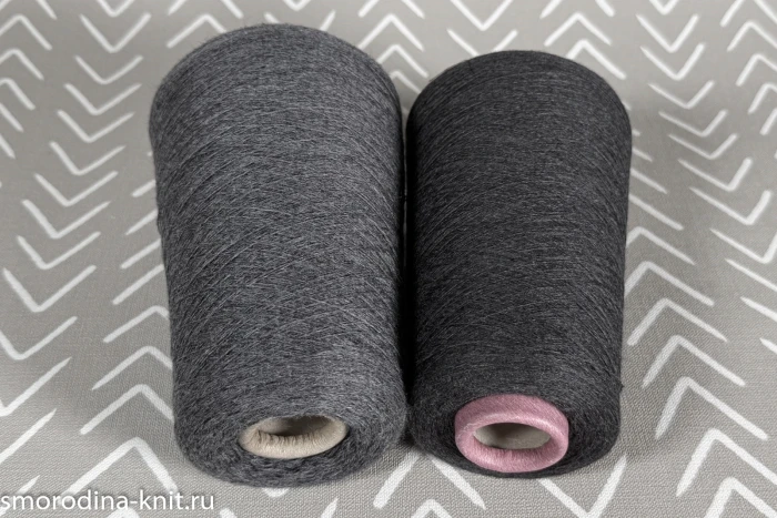 Меринос, art. CASHWOOL, Италия, Zegna Baruffa, Состав: 100% меринос, Метраж: 2/48 2400м/100г., Набор: KT23 (оттенки серого), Вес набора: 550г.