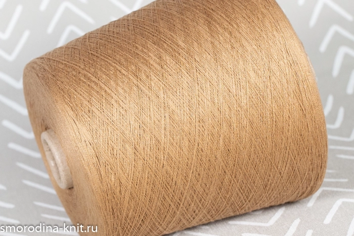 Хлопок, art. PIMA 14 LUX, Италия, Iafil (сток BOTTEGA VENETA), Состав: 100% мерсеризованный хлопок пима, Метраж: 2/54 2700м/100гр., Цвет: 903 круассан (бежевый)