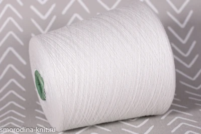 Хлопок с мериносом, art. BONWOOL, Италия, Monticolor, Состав: 85% органический гребенчатый хлопок, 15% мериносовая шерсть, Метраж: 3/50 1666м/100г., Цвет: GX07 ледяная лилия (белый)