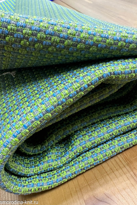 Ткань интерьерная, art. SUEZ, Италия, MISSONI HOME, Состав: 100% полипропилен, Ширина рулона: 140см, Цвет: 61 verde mela яблочно-зелёный